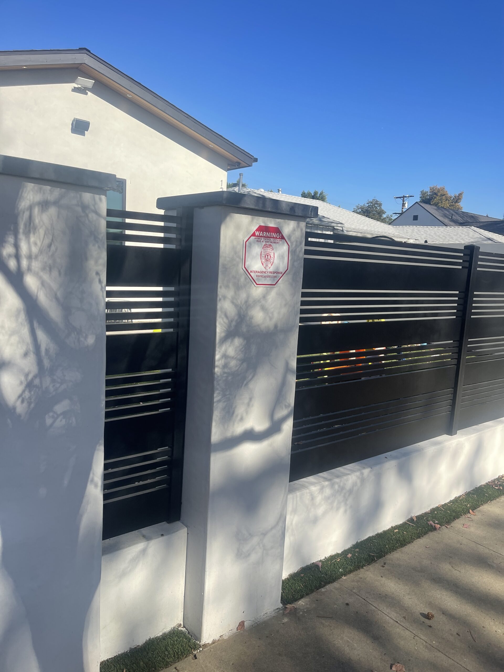 Front house fence in north HW-7