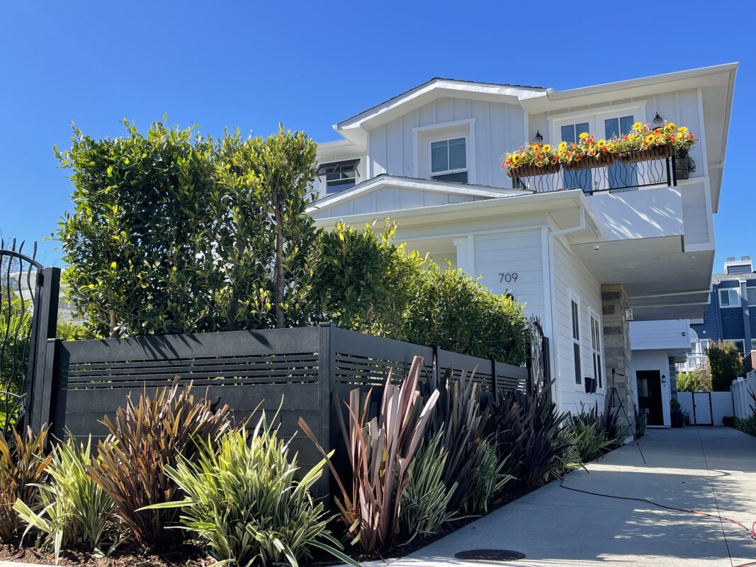 Front yard fence in Redondo Beach