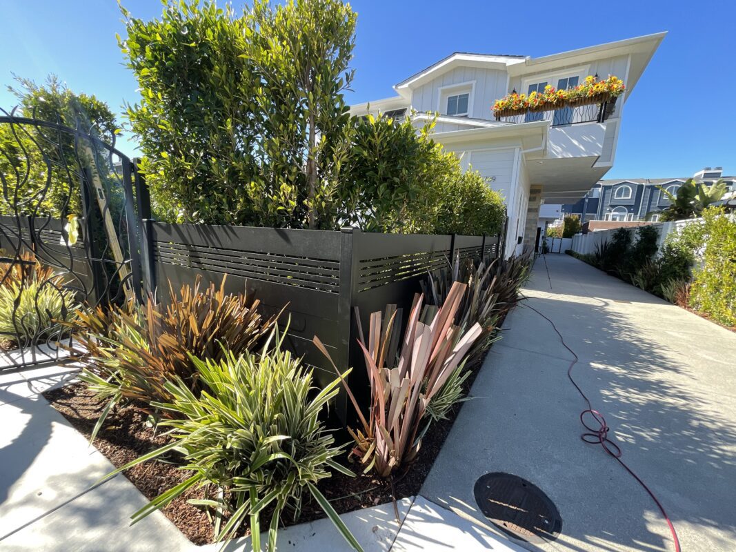 Front yard fence in Redondo Beach