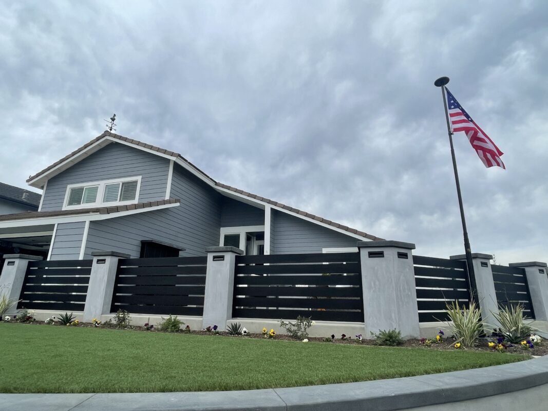 Beautiful curb appeal of a house in Huntington Beach, CA 92642