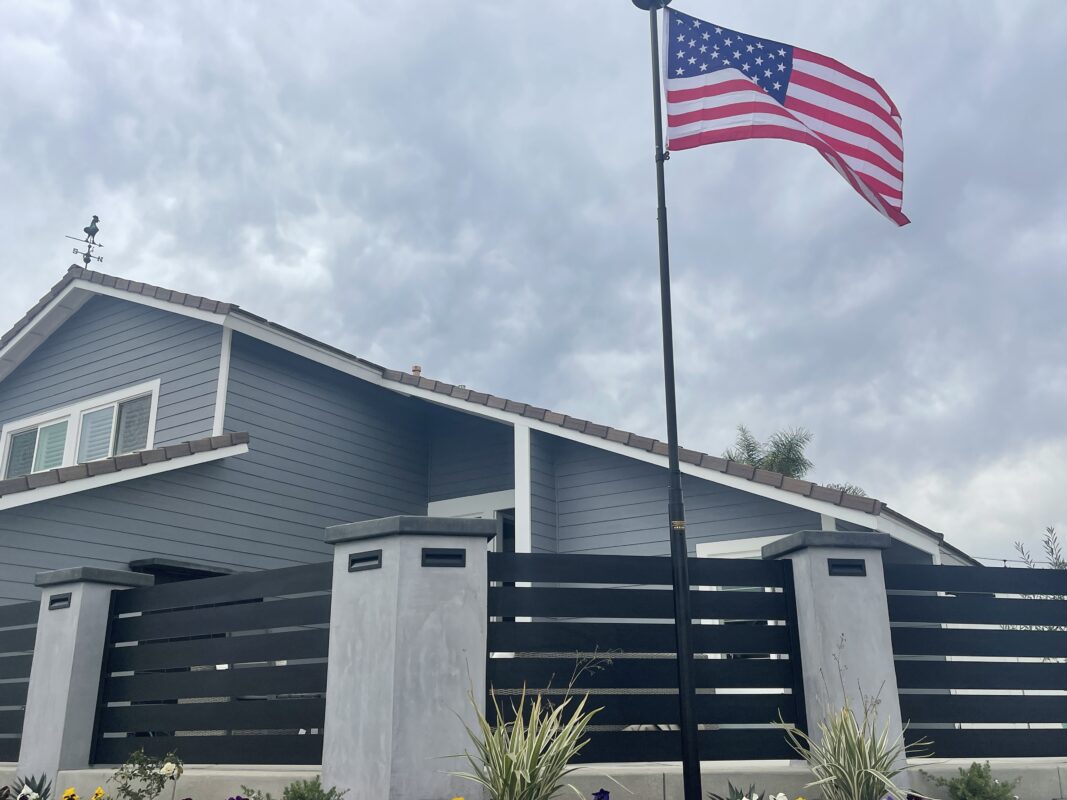 Beautiful curb appeal of a house in Huntington Beach, CA 92642