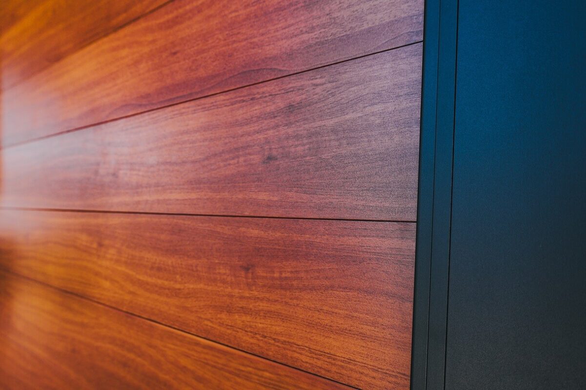 look like wood aluminum from Alumission Modern Aluminum Fences & Gates